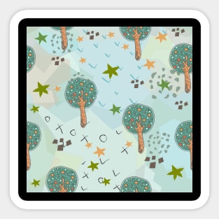 Forest Pattern Sticker